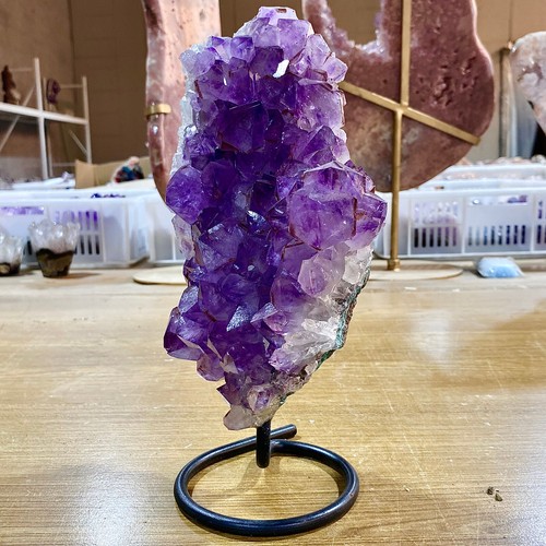 5.46LB High quality amethyst cluster - spiritual energy crystal cluster specimen - 第 3/20 張圖片