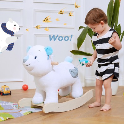 polar bear rocking horse