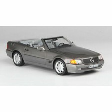 NOREV 1989 Mercedes-Benz Benz 500SL Grey Metallic 1:18 *Brand New!