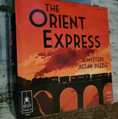 Jigsaw Puzzle 1000Pieces 23''x29'' Murder Mystery- The Orient Expre 023332331222