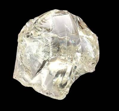 1200Ct Lemon Topaz Natural EGL Certified Uncut Rough Loose Gemstone 76x67mm 4AUU