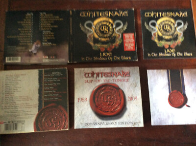Whitesnake [3 CD 1 DVD] Slip of the Tounge 20th Anniversary + Live in the Shadow