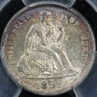 1891 10c Seated Liberty Dime PCGS and CAC MS 65
