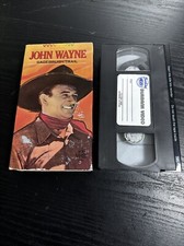 Vintage Sagerbrush Trail John Wayne VHS Tape Burbank Video Tested