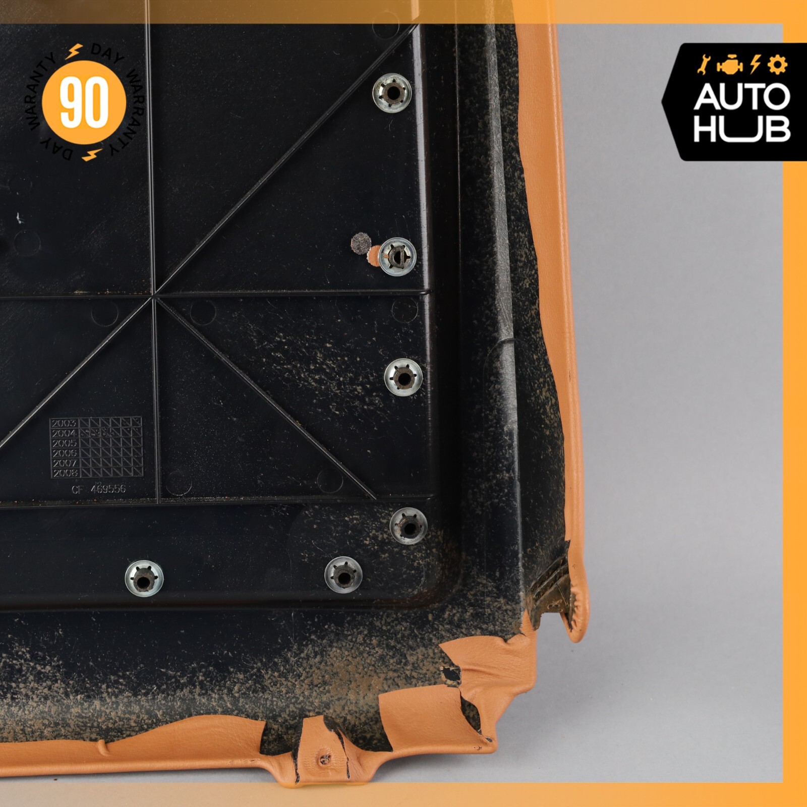 03-08 Maserati Quattroporte Back Panel Seat Cover Front Left or Right Side 29k