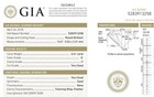 GIA 14k white rose gold .61ct I1 D round diamond solitaire engagement ring 4.3g — photo 10