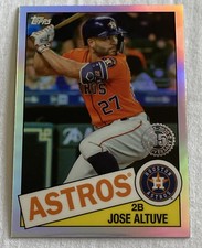 2020 Topps Chrome Jose Altuve 1985 35th Anniversary Houston Astros