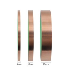 Copper Foil Tape With Double-Sided Conductive For Stained Glass Shielding Paper