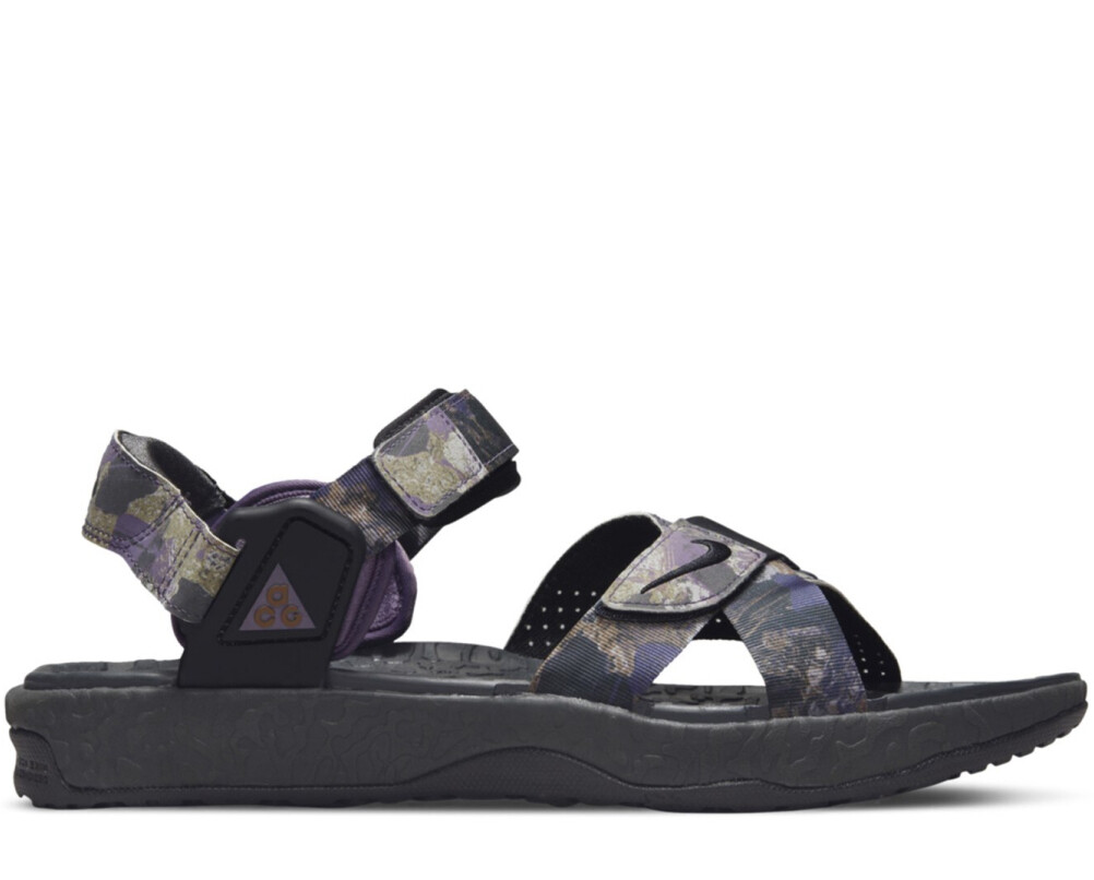 靴 Nike ACG Air Deschutz 7 SE 10 UK Nike ACG Air Deschutz+ Strap Sandals Outdoor Black Gray Fog