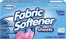 3 x 40 Pack- Fabric Softener Tumble Dryer Sheets x 120 -Various Scents Available