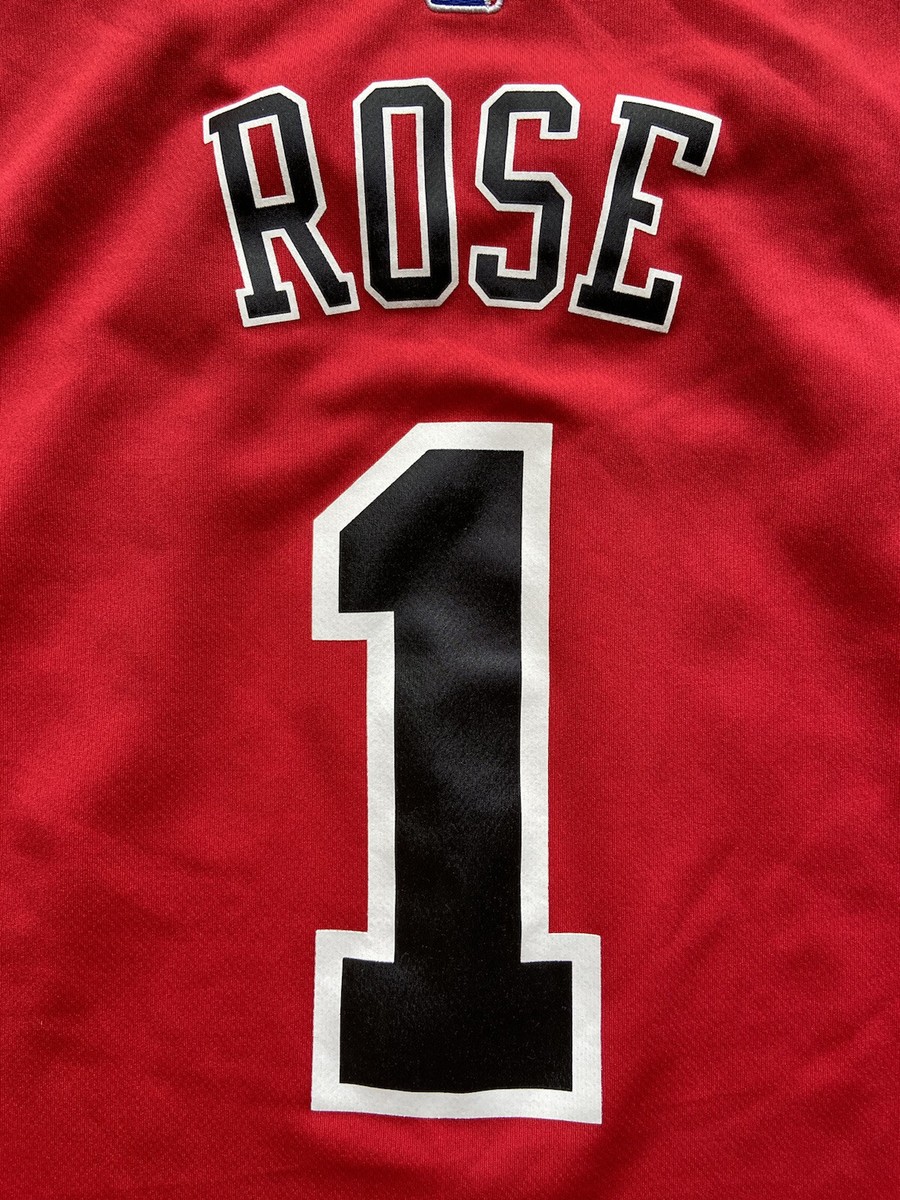 CHICAGO BULLS BASKETBALL SHIRT JERSEY ADIDAS sz S #1 ROSE | eBay