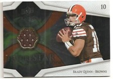 Brady Quinn Browns 2008 UD Icons Future Star Materials