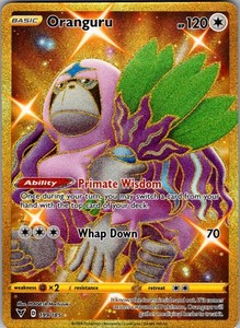 Oranguru 199/185 Vivid Voltage Secret Rare Holo
