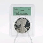 1986‑S American Silver Eagle 1st Year Issue PCGS PR68 Old Holder Toned Proof