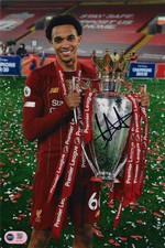 TRENT ALEXANDER-ARNOLD SIGNED PREMIER LEAGUE WIN 12x8 PHOTO (ACG CERT AG18761)