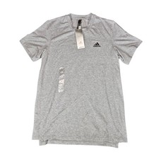 Adidas Mens Axis Tee 2.0 Heather Grey Training T-Shirt HG6567 Size Small NWT