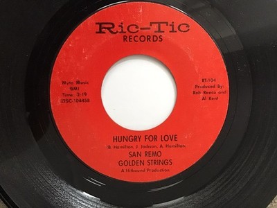 San Remo Strings - Hungry For Love / Bob Wilson - All Turned On - M-