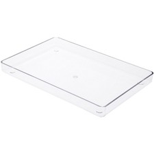 Pioneer Plastics TRAY-10 Clear Candy Plastic Tray, 10.125" W x 6.875" D x 1" H