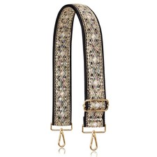 ALLZEDREAM Purse Strap Crossbody Handbag Shoulder Bag 2" Wide Adjustable Embr...