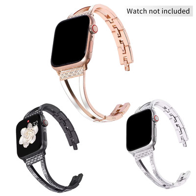 Hot Woman Bling Band For Apple Watch Series 11 10 9 8 7 6 5 4 SE Bracelet 