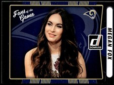 2016 Donruss #3 Megan Fox Fans Of The Game E1