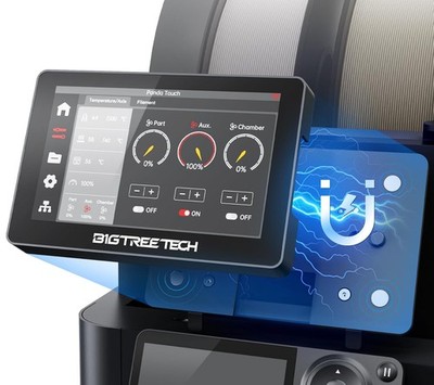 BIGTREETECH Panda Touch 5 Zoll Touchscreen Upgrade Kit Kompatibel mit Bambu Lab