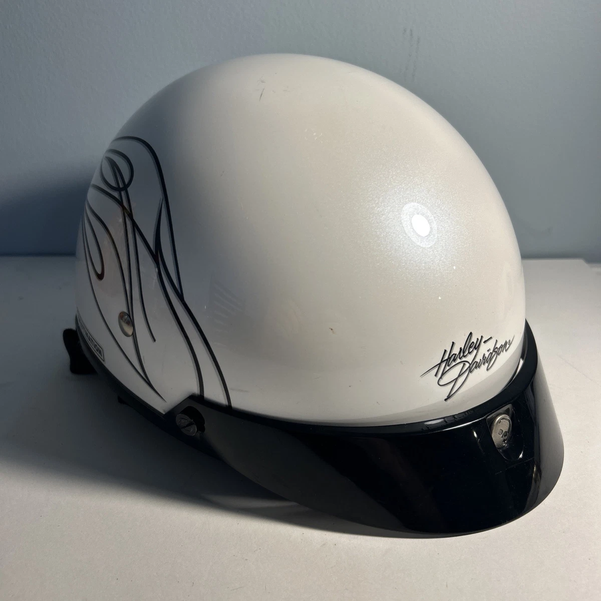 Harley-Davidson White Half Helmets Helmets for sale | eBay