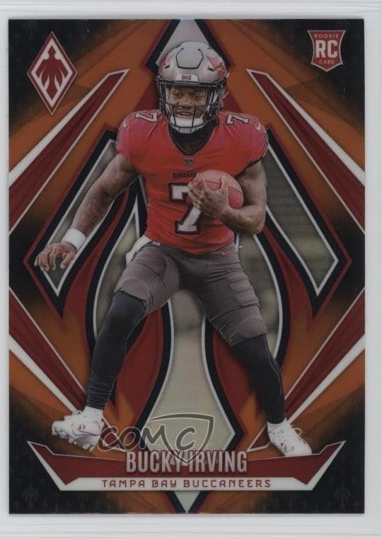 2024 Panini Phoenix Rookies Orange Fade Bucky Irving #166 15v9