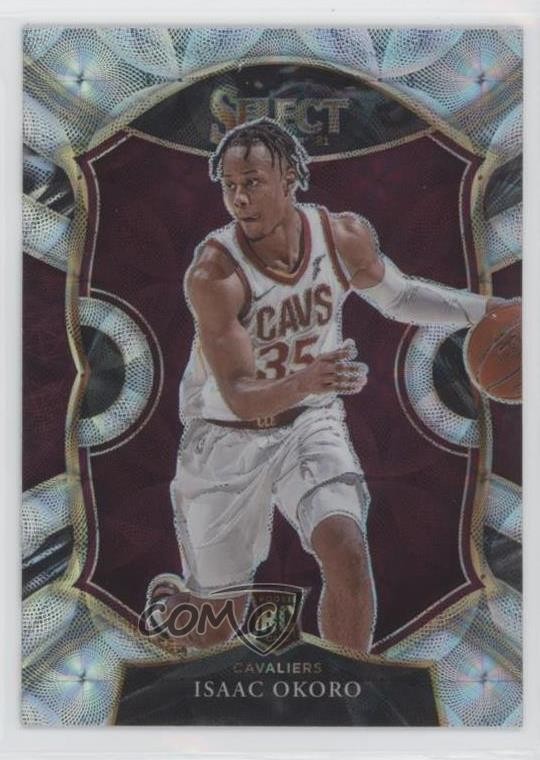 2020-21 Panini Select Concourse Scope Prizm Isaac Okoro #65 g7c