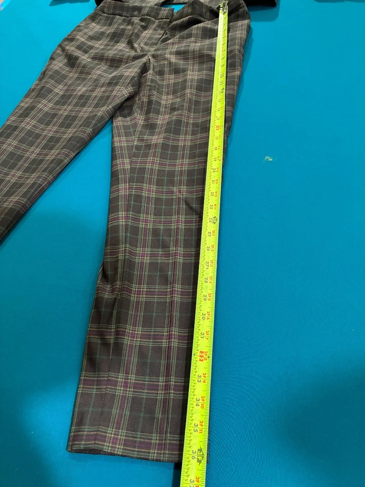 Blazer y pantalón Vince Camuto para mujer Glen a cuadros talla 6 talla 4 Foto 3 de 4