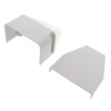 SPEEDICHANNEL 230-DE4 Duct End 4" UV Resistant Resin Ductless Fitting