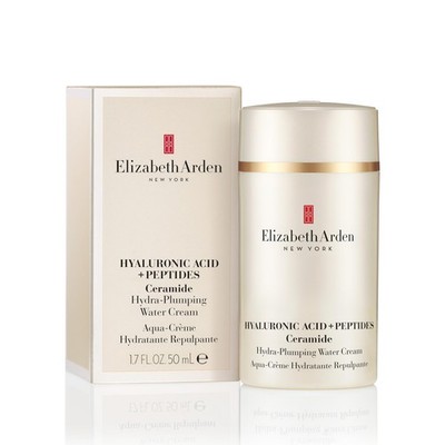 Hyaluronic Acid + Peptides Ceramide Hydra-Plumping Water Cream, Lightweight G...