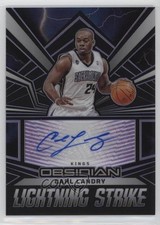 2022-23 Panini Obsidian Electric Etch Purple 26/75 Carl Landry #LS-CKS Auto 0ud4