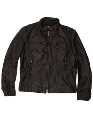 Conbipel Herren Lederjacke IT 50 Large Schwarz Leder CS13