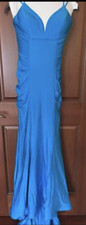 SHERRI HILL ROYAL BLUE FORMAL GOWN SZ: 2