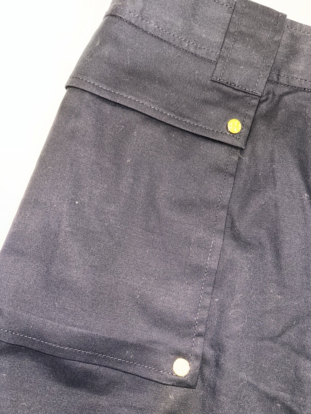 NWOT Tory Burch Navy Davy Four Pocket Skirt. Size 4. Golden TB symbol accents.  thumbnail 4