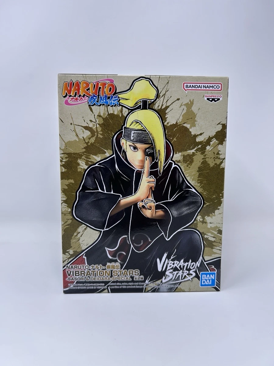 Figurine Deidara Vibration Stars VS Sasuke Uchiha Banpresto Naruto Shippuden