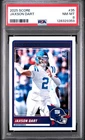 2025 Panini Score #35 Jaxson Dart PSA 8