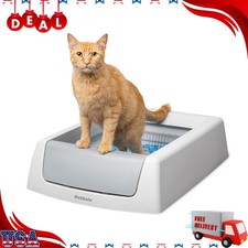PetSafe ScoopFree Crystal Classic Self-Cleaning Litter Box, Large Size