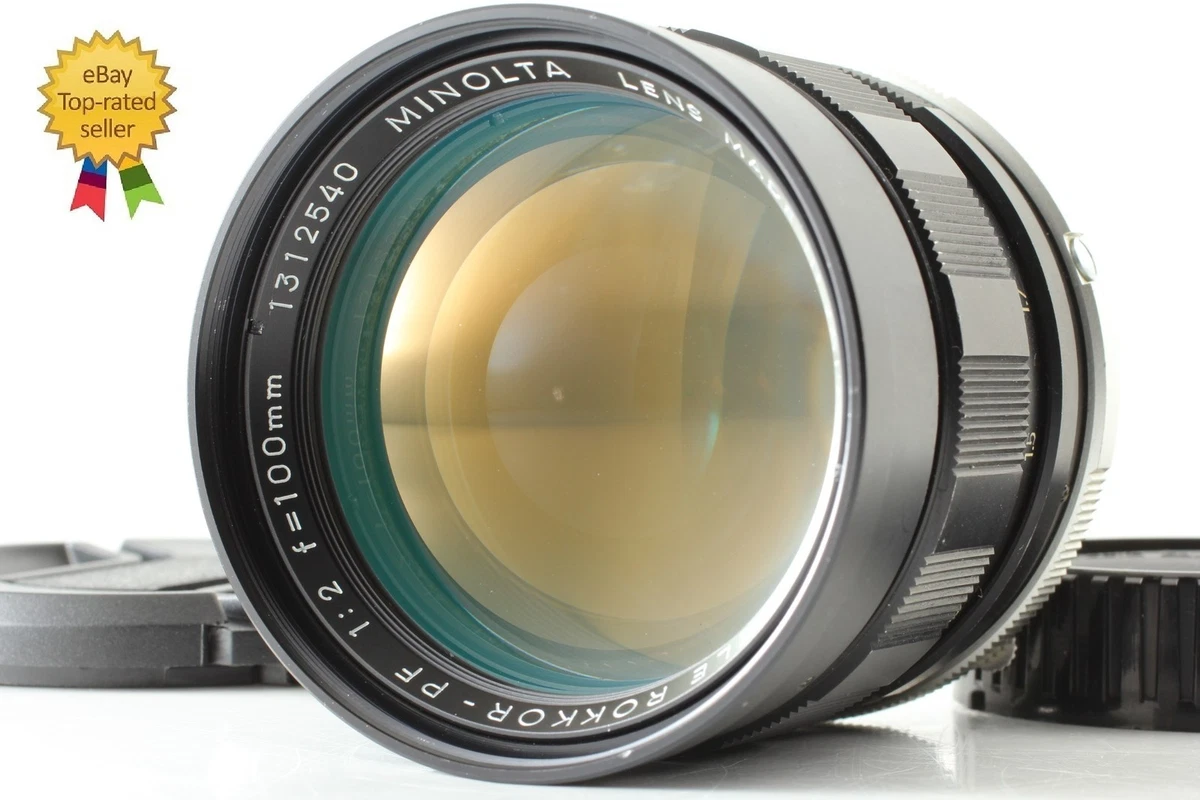 Minolta f/2 Camera Lenses 100mm Focal for sale | eBay