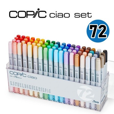Copic Ciao Starter 72 Color Set Too Multicolor Illustration Marker Pen Japan New