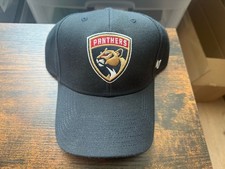 Florida Panthers 47 Clean Up Black Adjustable Strapback Hat NHL