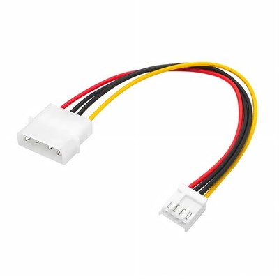 Q02 Floppy FDD Strom Adapter 4pin Molex auf 4pin Floppy IDE zu Floppy Stromkabel