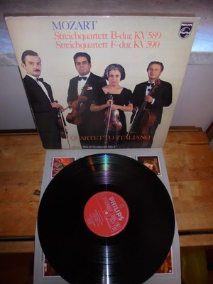 Mozart ''Italienisches Quartett - Streichquartett B-Dur, K.589 / Streichquartett..'' LP
