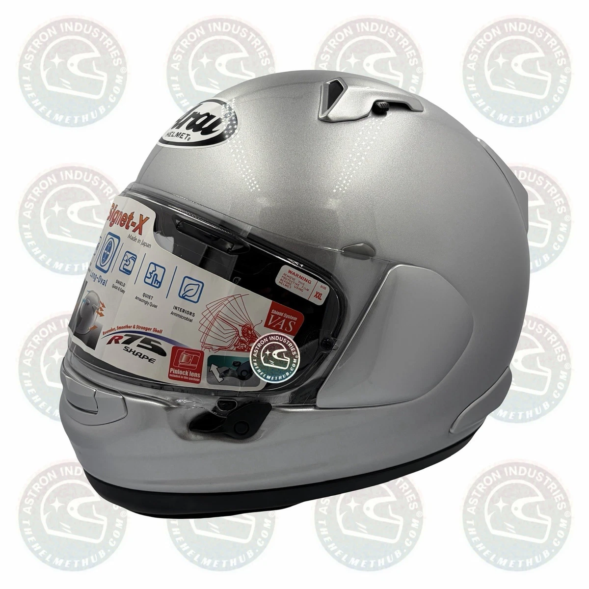Arai Silver Snell Approved Motorcycle & Powersports Helmets for
