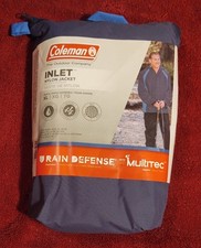 Colemans XL Navy Blau Wasserdicht Nylon Jacke Atmungsaktiv Nylon Shell.