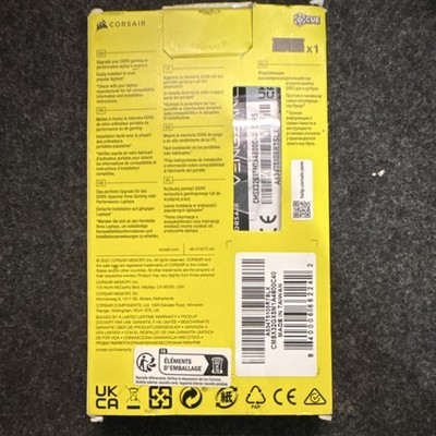 Corsair Vengeance SODIMM DDR5 32GB (1x32GB) 4800MHz SO-DIMM RAM | eBay
