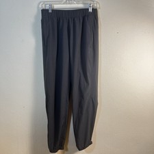 Old Navy Quick Dry Black Athletic Joggers Youth Boys Small Zipper Side Pockets