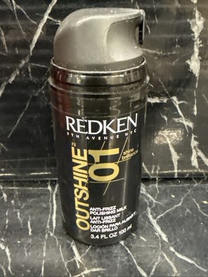 Redken Outshine 01 Anti-Frizz Polishing Milk 3.4 oz  New! Discontinued.