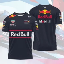 HOT! Red Bull Racing F1 All Over Prints 2025 For Racing Fan Full Size S - 5XL